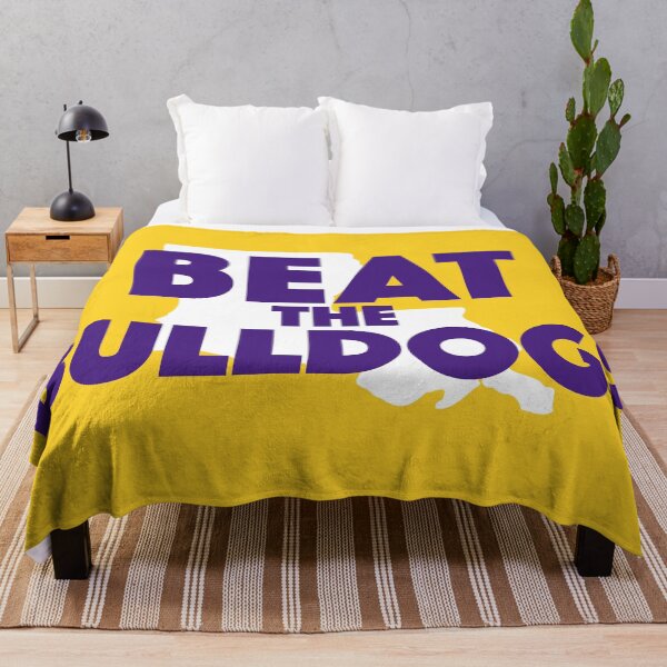 Item preview, Beat the Bulldogs | Purple & Gold designed and sold by SLAG-Creative.
