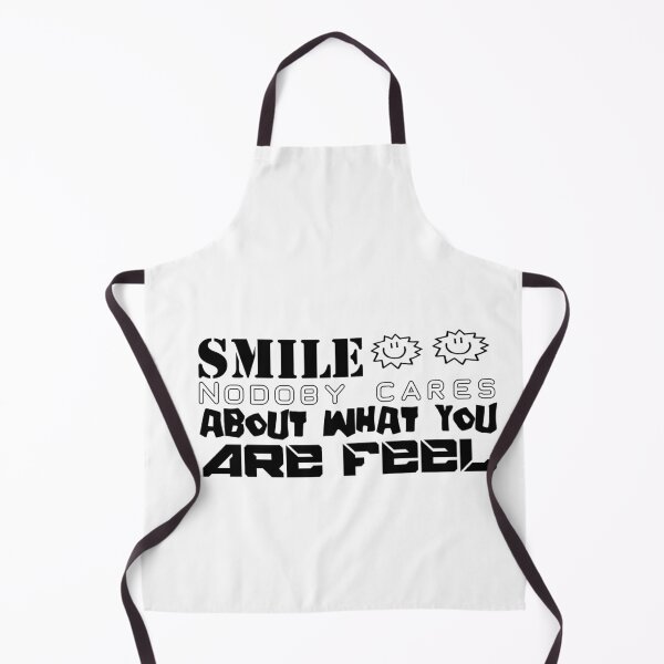 Item preview, Smile nodoby cares about what you are feel t-shirt designed and sold by Frangi_Pane_ Magazine.