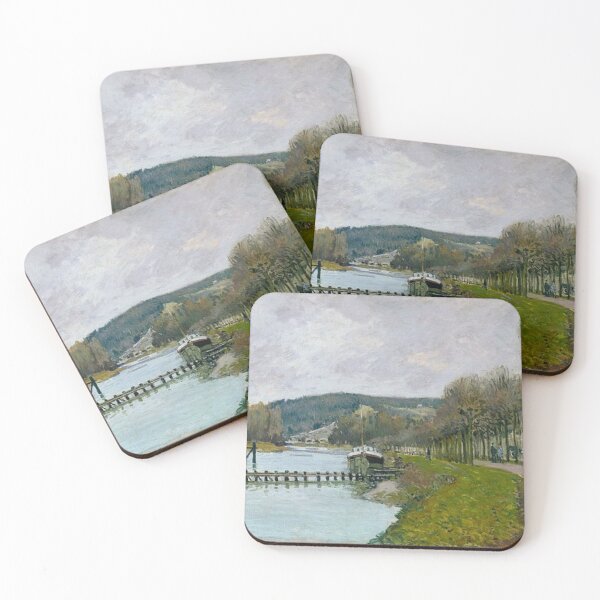 Item preview, Alfred Sisley Painting-The slopes of bougival designed and sold by Coffeesnow.