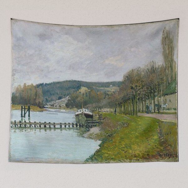 Item preview, Alfred Sisley Painting-The slopes of bougival designed and sold by Coffeesnow.