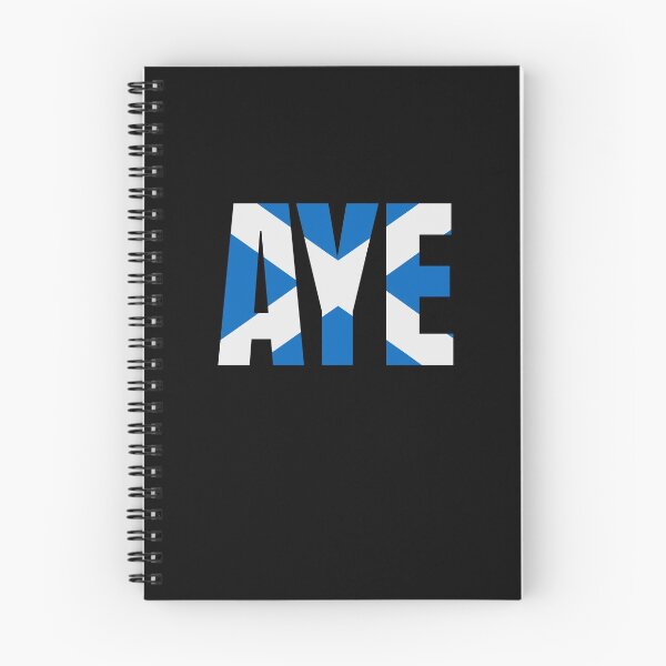 Item preview, Aye - Yes Scotland - Scottish Flag Blue - Scots designed and sold by Indy2tees.