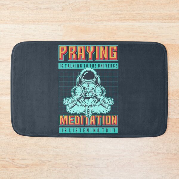 Item preview, Vector Illustration Astronaut Doing Meditation Space with Retro 90s Colors Space designed and sold by Peekonet.