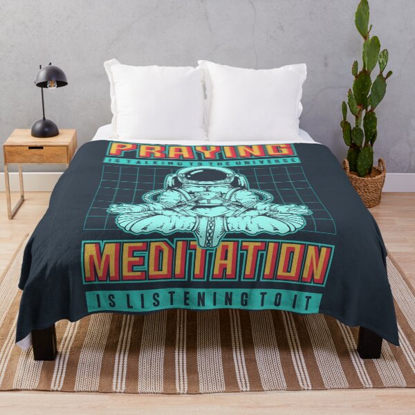 Item preview, Vector Illustration Astronaut Doing Meditation Space with Retro 90s Colors Space designed and sold by Peekonet.