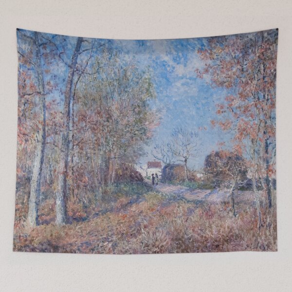 Item preview, Alfred Sisley Painting - Un coin de bois aux Sablons designed and sold by Coffeesnow.