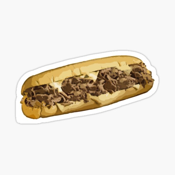 Vista previa del artículo con la obra «Filadelfia, queso, bistec», diseñado y vendido por emilyseaman.