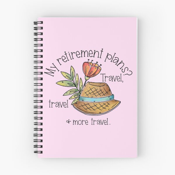 Item preview, Retirement Plans? Travel Watercolor Floral designed and sold by creative321.