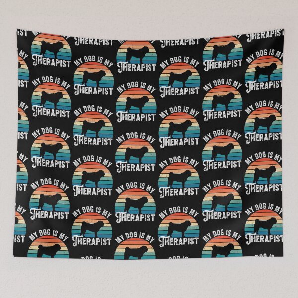 Item preview, My dog is my therapist funny  designed and sold by KGN  CREATIVITY.