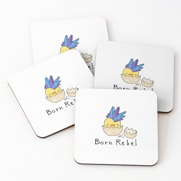 Item preview, Born Rebel, little chicken exiting egg with mohawk designed and sold by miyagifactory.