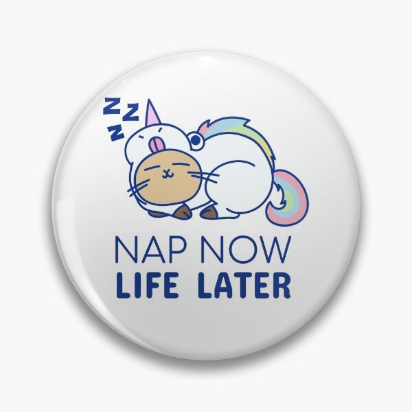 Item preview, Nap Now Life Later Cat in Unicorn Suit Cute & Funny Shirt designed and sold by allmytees.