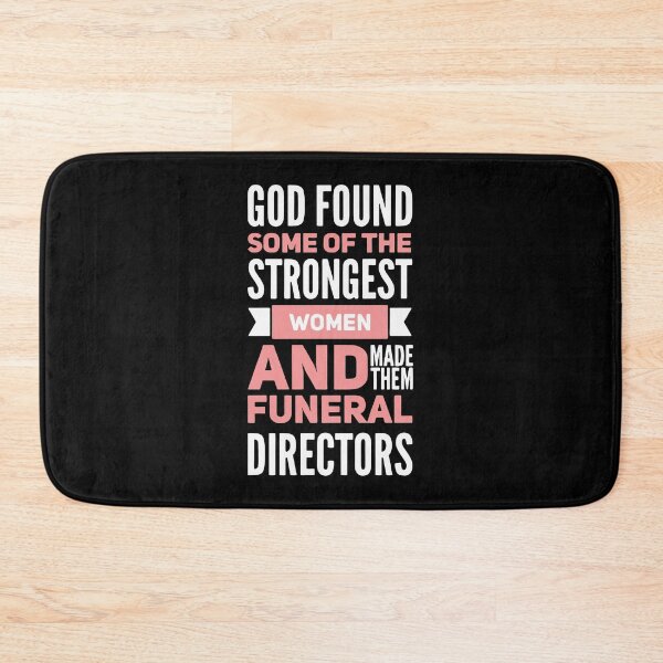 Item preview, God Made the Strongest Women Funeral Directors | Christian designed and sold by Dancing Dolphin Crafts.