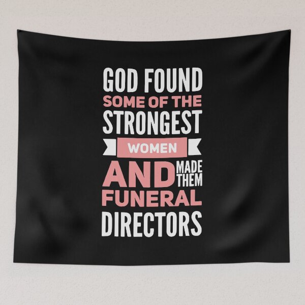Item preview, God Made the Strongest Women Funeral Directors | Christian designed and sold by Dancing Dolphin Crafts.