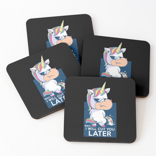 Item preview, I Will Cut You Unicorn designed and sold by InsidePint.