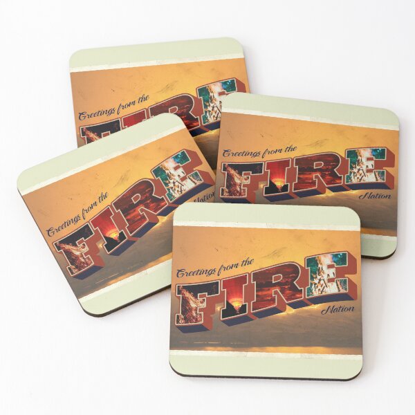 Item preview, Retro Greetings Postcard (Fire Nation) designed and sold by SiSiDi.