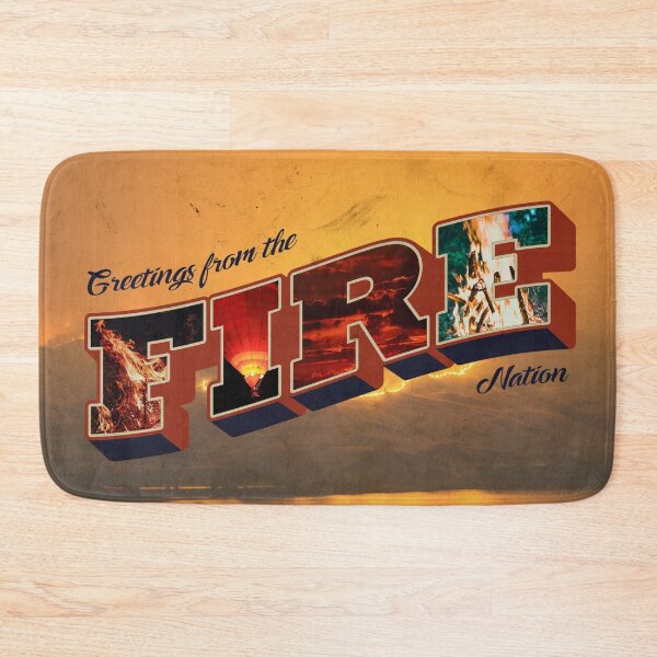 Item preview, Retro Greetings Postcard (Fire Nation) designed and sold by SiSiDi.
