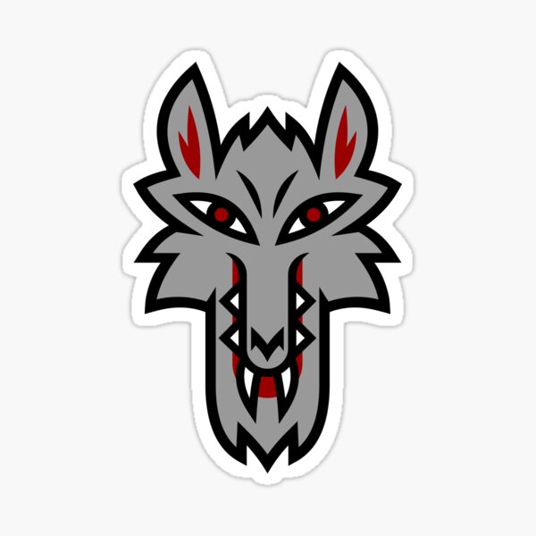 Wolf Head Sticker
