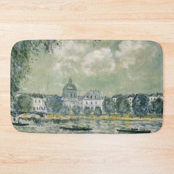 Item preview, Alfred Sisley Painting - Landscape along the Seine with the Institut de France and the Pont des Arts_ designed and sold by Coffeesnow.