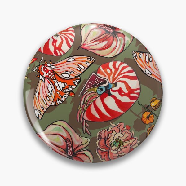 Item preview, Quirky orange floral design designed and sold by ariellemorris.