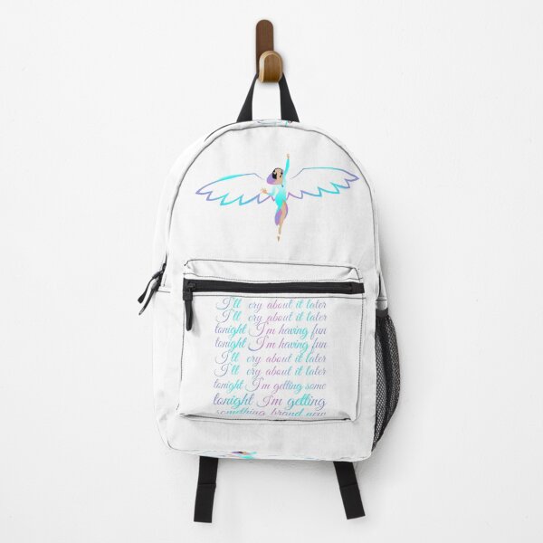 Item preview, Katy Perry Cry About It Later Rihanna Wings Colorful Lyrics White Background designed and sold by cryaboutitnow.