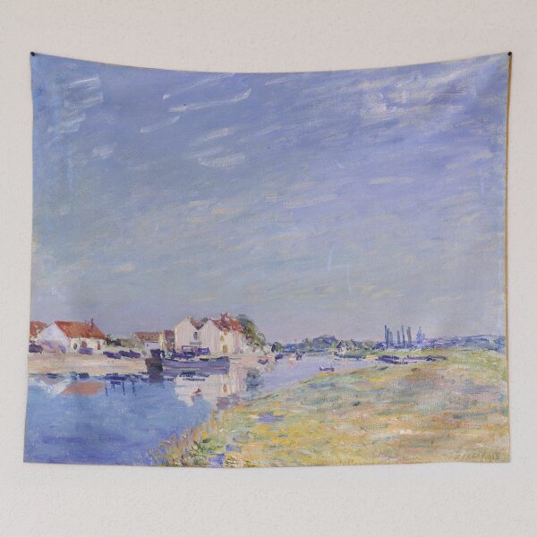 Item preview, Alfred Sisley Painting - Saint Mammès  designed and sold by Coffeesnow.