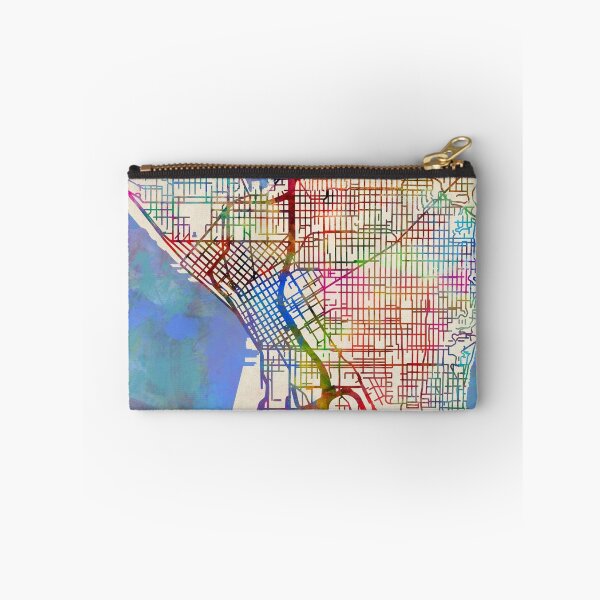 Item preview, Seattle Washington Street Map designed and sold by ArtPrints.
