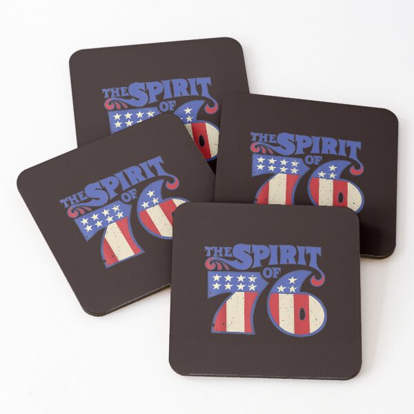 Aperçu de l'œuvre The Spirit 76 Vintage Retro 4 juillet créée et vendue par Jeremy-Kellogg.