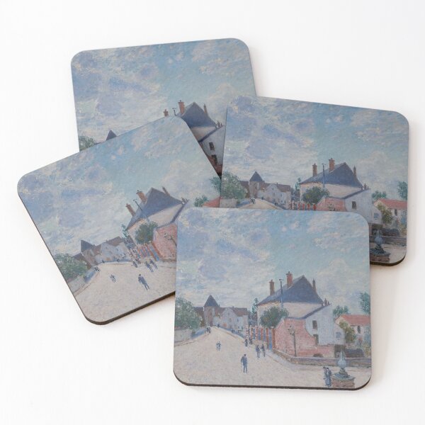 Item preview, Alfred Sisley Painting - Street in Moret designed and sold by Coffeesnow.