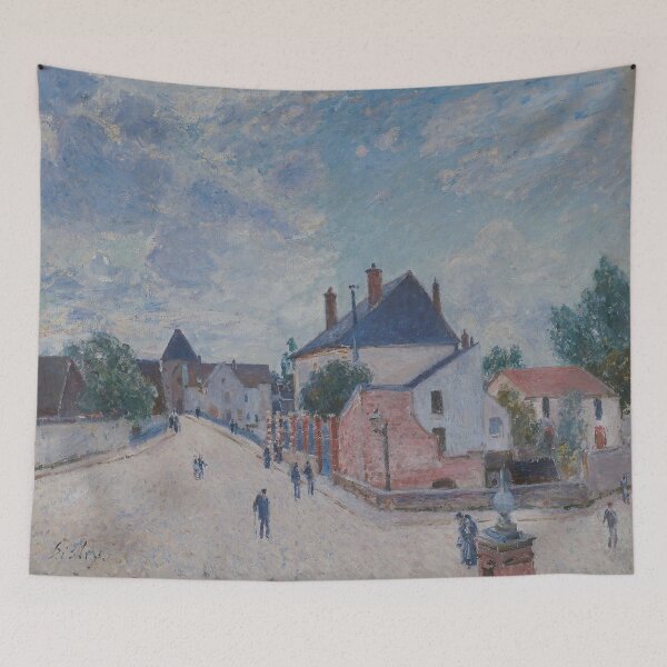 Item preview, Alfred Sisley Painting - Street in Moret designed and sold by Coffeesnow.