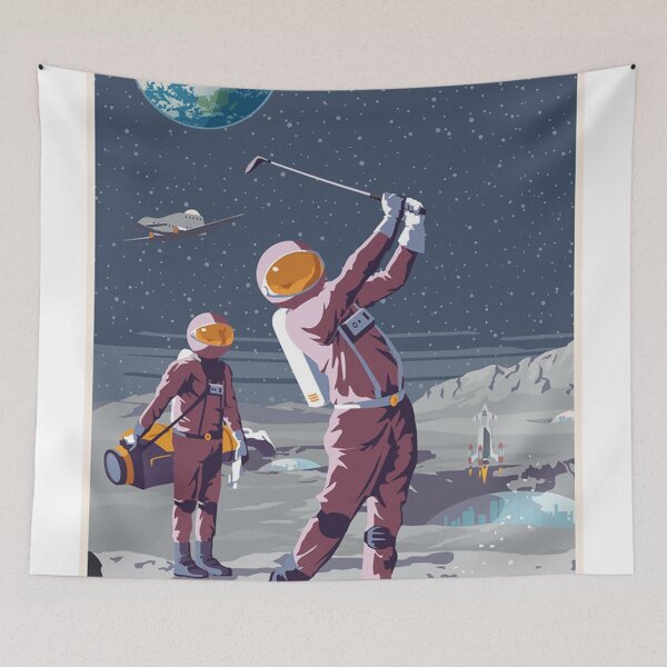 Item preview, Golfing on the Moon designed and sold by AliceNunes.