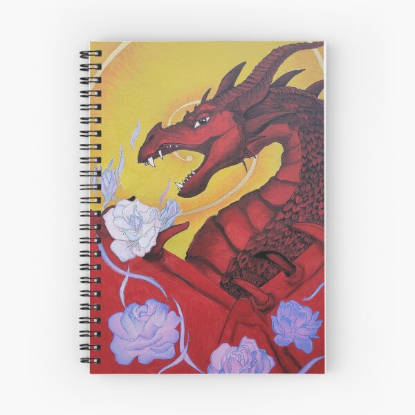 Artikelvorschau, Drache und Feuerrose entworfen und verkauft von CPFcreation.