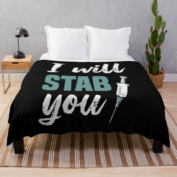 Item preview, I Will Stab You Nurse designed and sold by InsidePint.