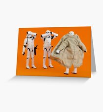 The Flasher Strikes! Greeting Card