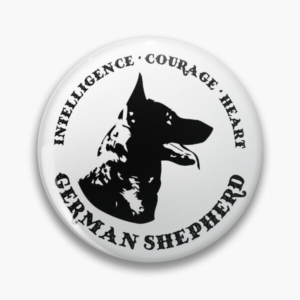 Item preview, German Shepherd Intelligence Courage Heart Dark designed and sold by KodiakGoods.