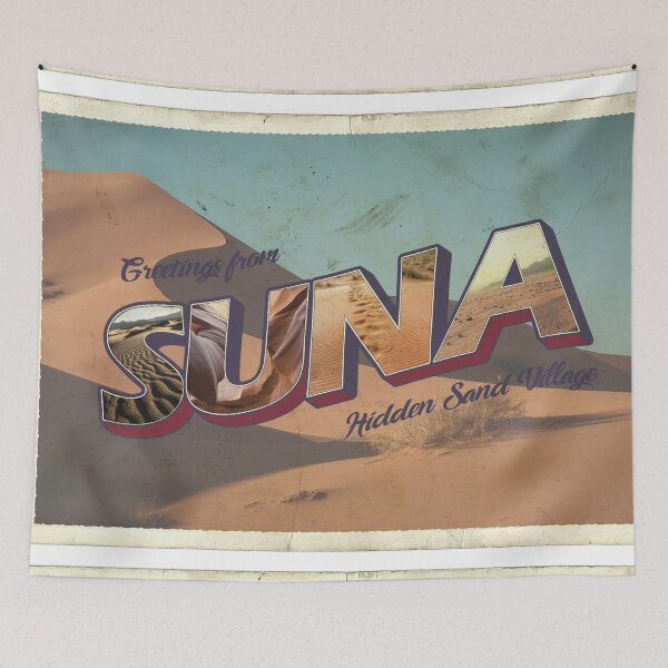 Item preview, Greetings Postcard (Hidden Sand Village) designed and sold by SiSiDi.