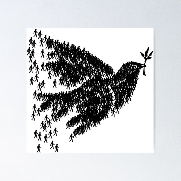 Item preview, People for peace designed and sold by DyadyaYasha.