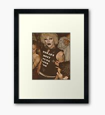 SHARON NEEDLES - RUPAUL'S DRAG RACE SEASON 4 Framed Print