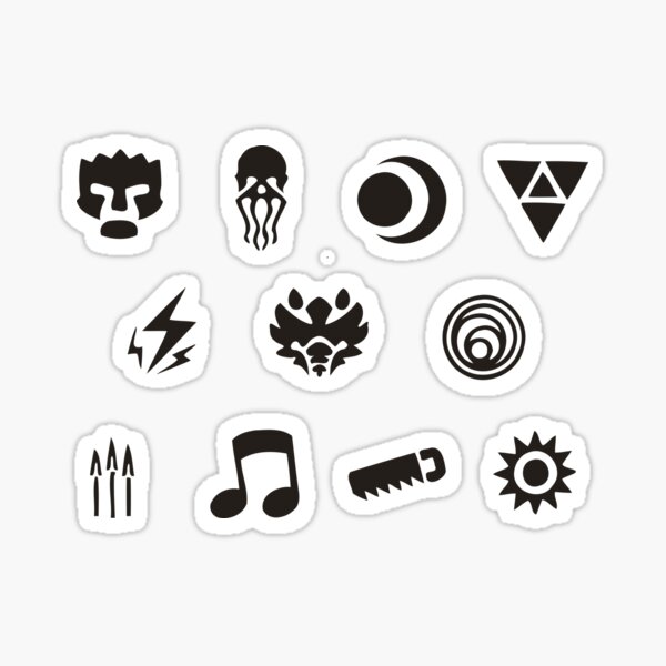 Freischaltbare Klassen von Gloomhaven Sticker
