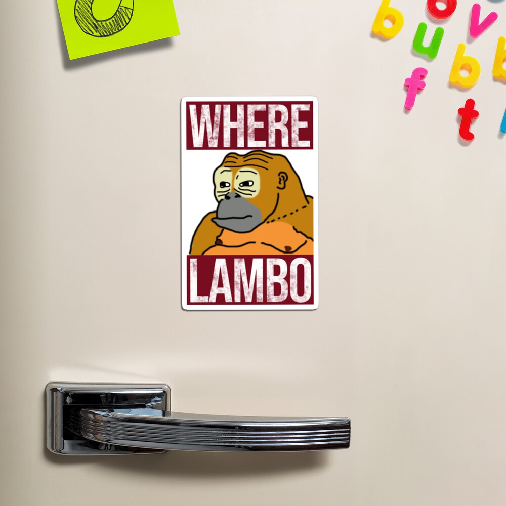 Where Lambo - Crypto Meme 