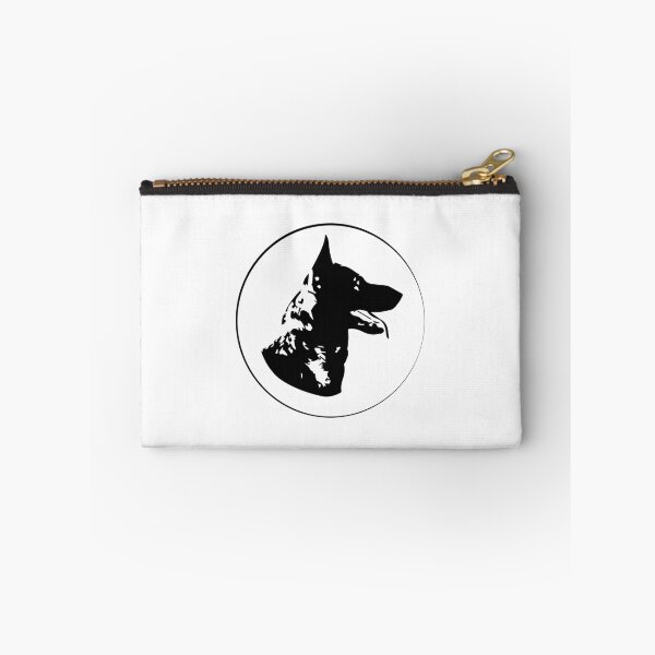 Item preview, German Shepherd Silhouette Circle Dark designed and sold by KodiakGoods.