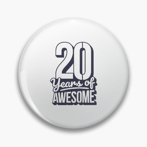 Item preview, 20 Years of Awesome designed and sold by Mriganka Gogoi.