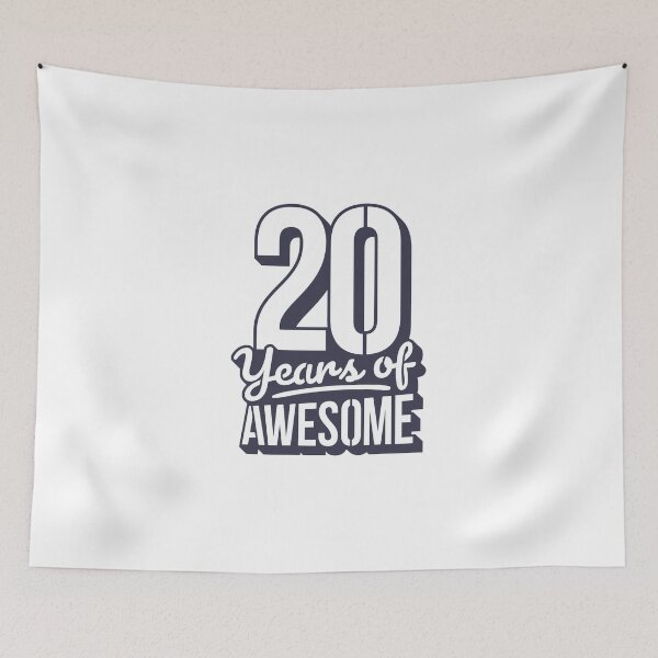 Item preview, 20 Years of Awesome designed and sold by Mriganka Gogoi.