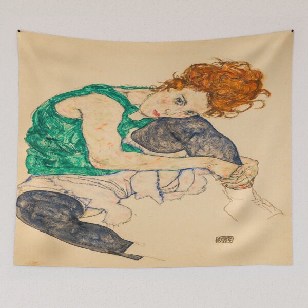 Item preview,  Egon Schiele - Seated Woman designed and sold by Vivanne-art.