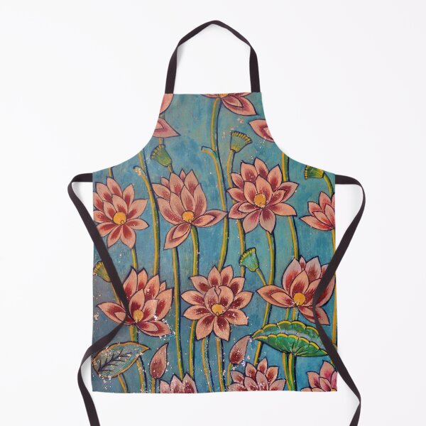 Item preview, Lotus blooms/painting/City Palace, Jaipur designed and sold by VeenaNair23.