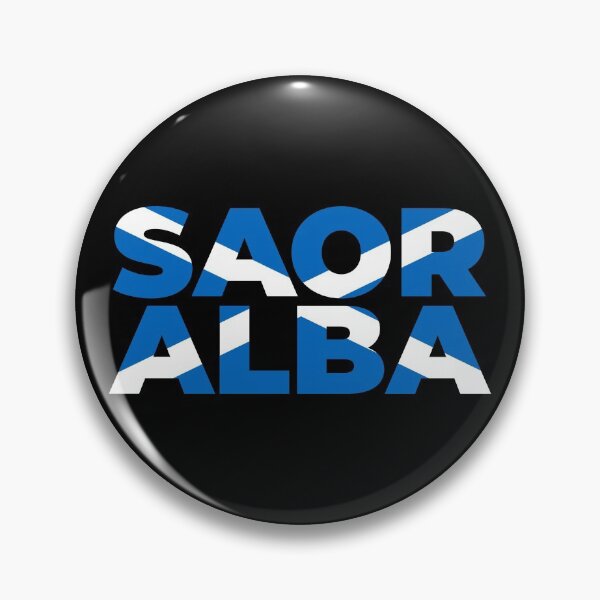 Item preview, Saor Alba - Free Scotland - Scottish Flag Blue - Gaidhlig designed and sold by Indy2tees.