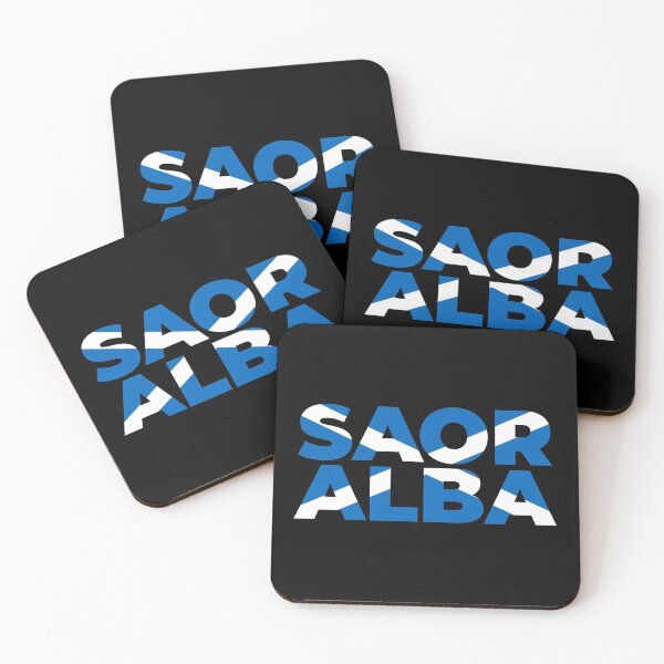 Item preview, Saor Alba - Free Scotland - Scottish Flag Blue - Gaidhlig designed and sold by Indy2tees.