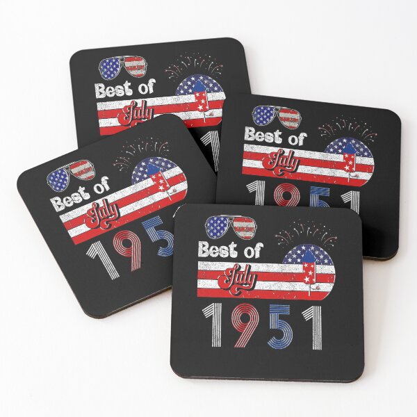 Item preview, 70th Birthday July 1951 Patriotic 4th Of July 70 Years Old designed and sold by BegayStore.