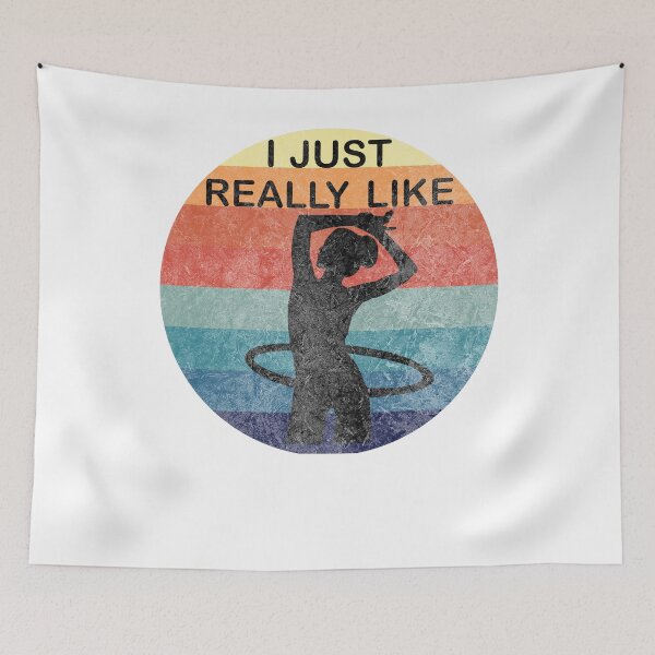 Item preview, I like Hula Vintage Retro Hoop Hulahoop Sun designed and sold by DerNerd.
