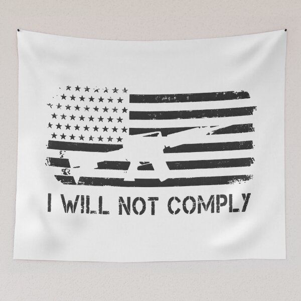 Item preview, I Will Not Comply designed and sold by InsidePint.