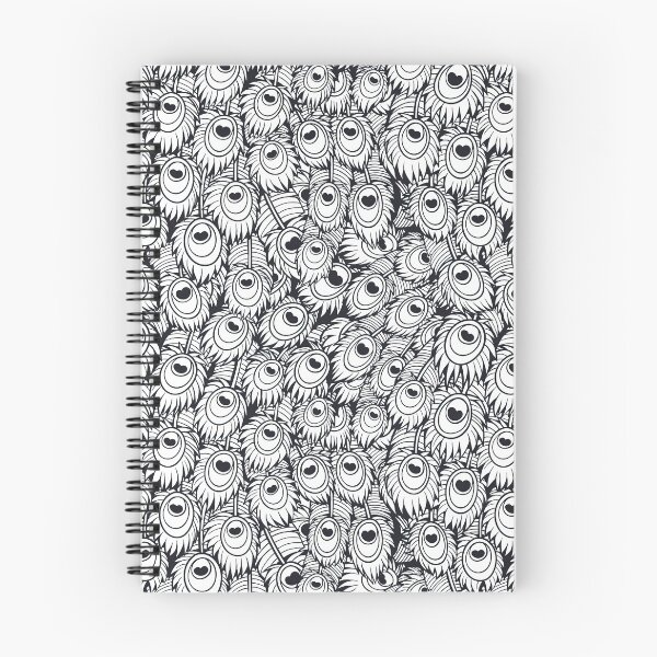Item preview, Black and White Peacock Feather Seamless Pattern, Peacock Feather Pattern, Peacock Feather Vector Pattern designed and sold by graphic-genie.