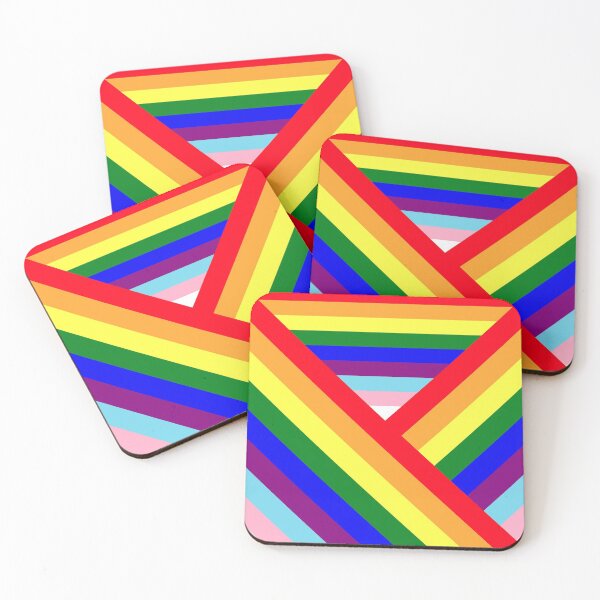 Item preview, LGBTQ+ Equality Pattern Square designed and sold by Hell-Prints.
