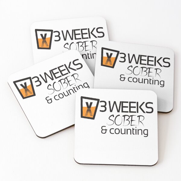 Item preview, 3 Weeks Sober | Sober Life  designed and sold by Popular-Designz.